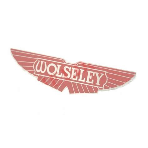 Wolseley British Car Logo Badge Emblem Monogram Stainless Steel Ebay