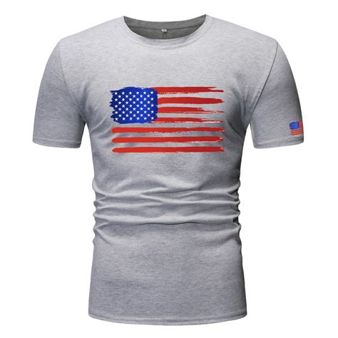 Retro American Flag Stars And Stripes Usa Patriotic Mens T Shirt Buy