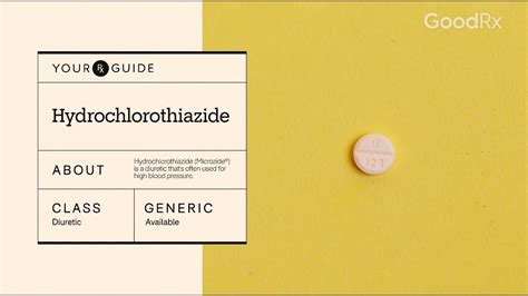 Hydrochlorothiazide How It Works How To Take It And Side Effects