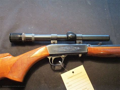 Browning Sa22 Semi Auto 22 Belgium Weaver V22 Scope 1963