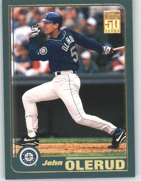 2001 Topps #579 John Olerud - Seattle Mariners (Baseball Cards ...