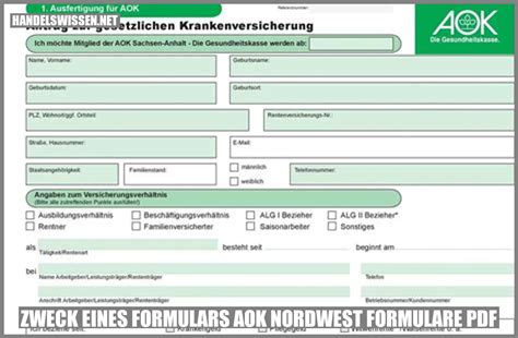 Aok Nordwest Formulare Pdf Maximieren Sie Ihre Effizienz Mit Unserem