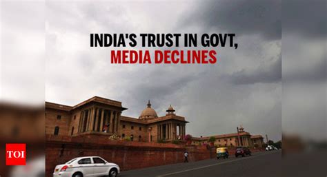 Infographic 70 Indians Trust Govt 5 Down From 2017 India News