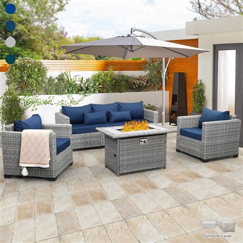 Amazon Rattaner 4 Pcs Outdoor Furniture Sets Patio Furniture Set