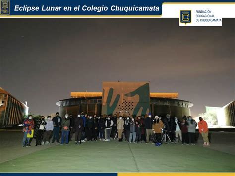 Eclipse Lunar En El Colegio Chuquicamata Colegio Chuquicamata