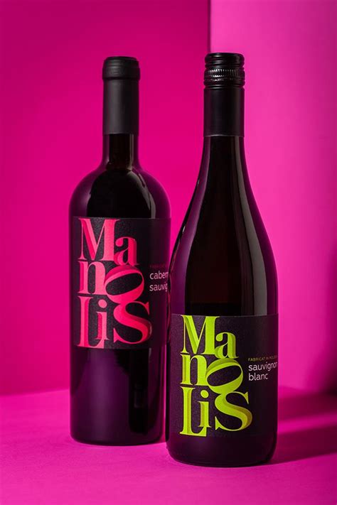 Modern Wine Label Design Manolis On Behance Wine Label Design