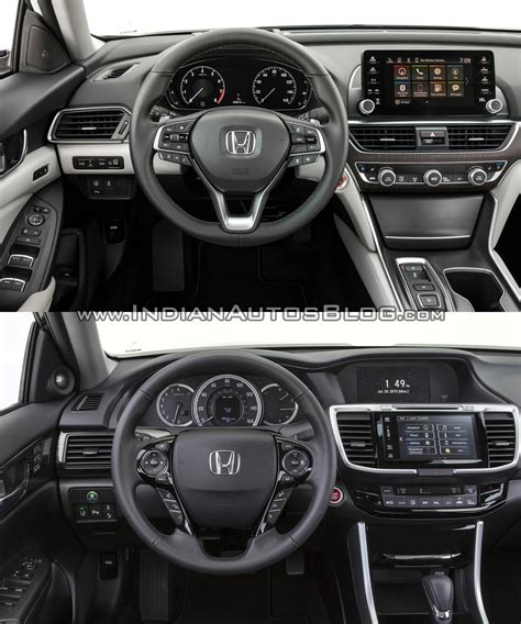 2018 Honda Accord vs. 2016 Honda Accord interior dashboard driver side