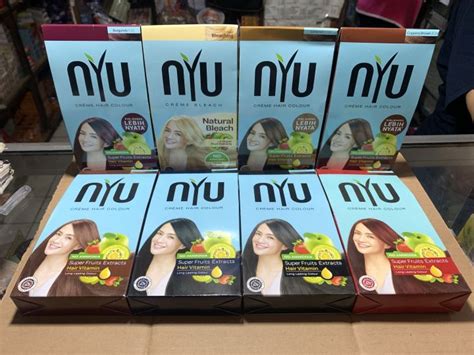 Nyu Hair Color Semir Rambut Nyu Henna Shampo Lazada Indonesia