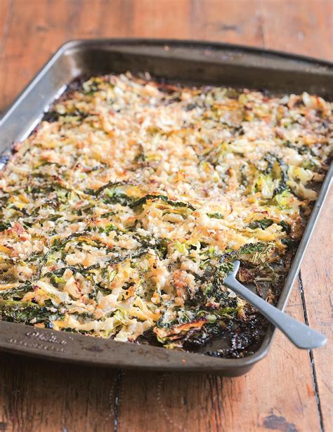 Crunchy Shredded Roasted Cabbage With Parmesan And Breadcrumbs Recipe Roasted Cabbage