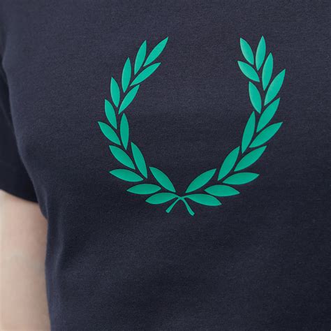 Fred Perry Laurel Wreath T Shirt Navy End Gb