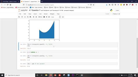 Python Calculus Area Between Two Curves Scipy And Numpy Youtube