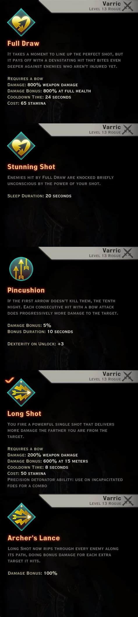 Skills | Dragon Inquisition