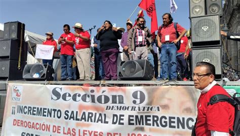 Cnte Alista Marcha En Cdmx Este 15 De Diciembre Horario Y Ruta