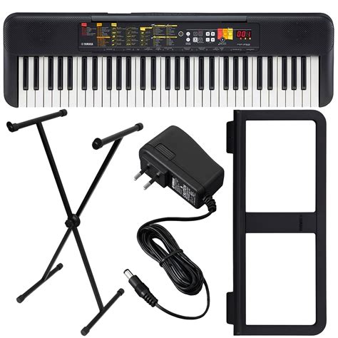 Kit Teclado Yamaha Psr F Suporte E Fonte Musica Center