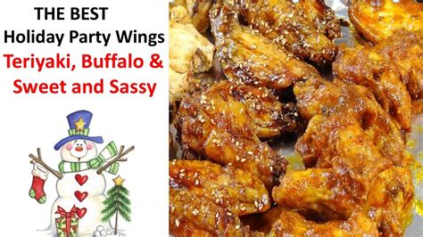 The BEST Party Wings Plain Wings Teriyaki Wings Buffalo Wings And