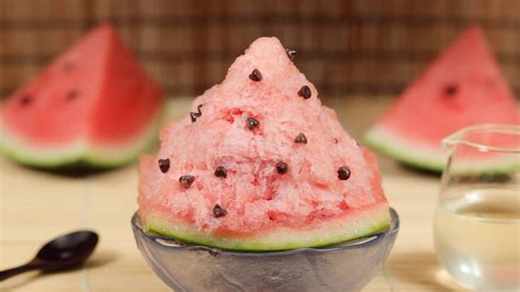 Watermelon Kakigori Recipe (Shaved Ice) - Cooking with Dog