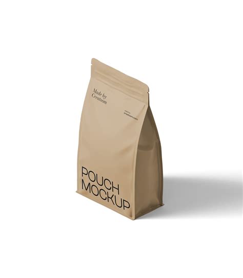 Pouch Mockup V11 Front View Mockup Store Creatoom