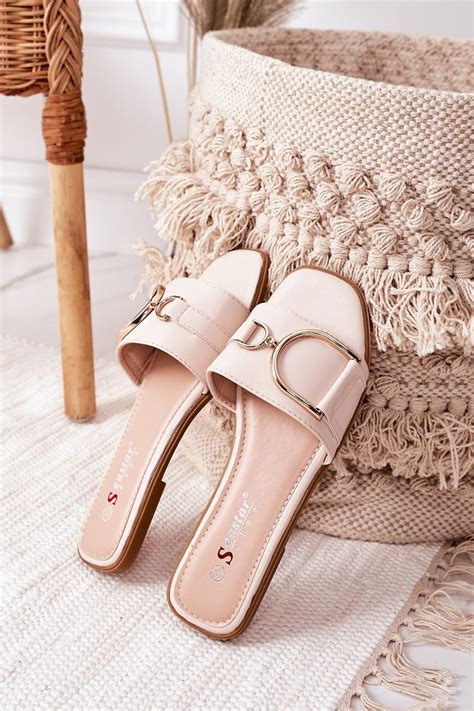 Womens Elegant Slippers Beige Debbie Cheap And Fashionable Shoes At