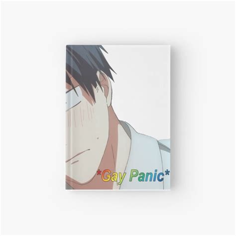 Given Ritsuka Uenoyama Gay Panic Sticker Ver 3 Hardcover Journal By Gkgriego Redbubble