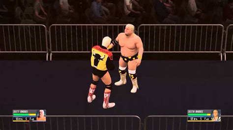 Dusty Rhodes Vs Dustin Rhodes WWE 2K16 PC Gameplay YouTube