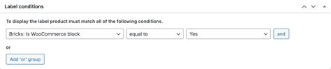 Bricks Builder Advanced Woo Labels