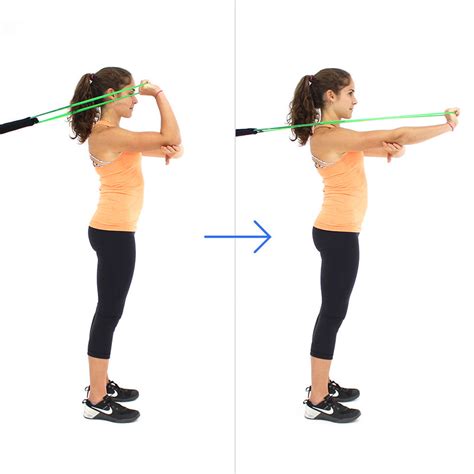 Forward Triceps Extensions With Loop Resistance Bands – Bodylastics