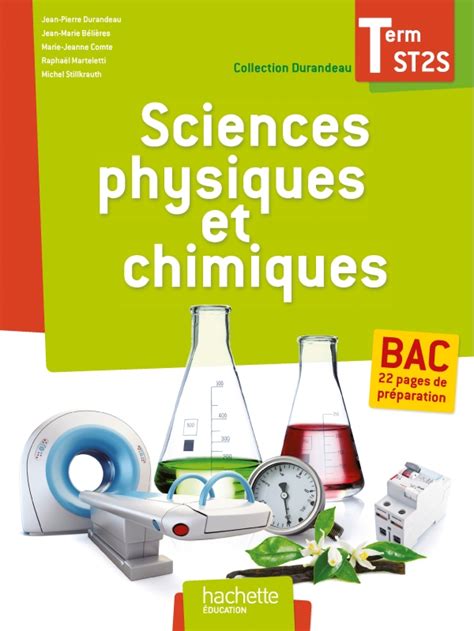 Sciences physiques et chimiques Terminale ST2S Livre élève Ed 2013