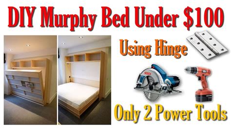 Diy Murphy Bed Without Expensive Hardware Homemade Folding Bed Under