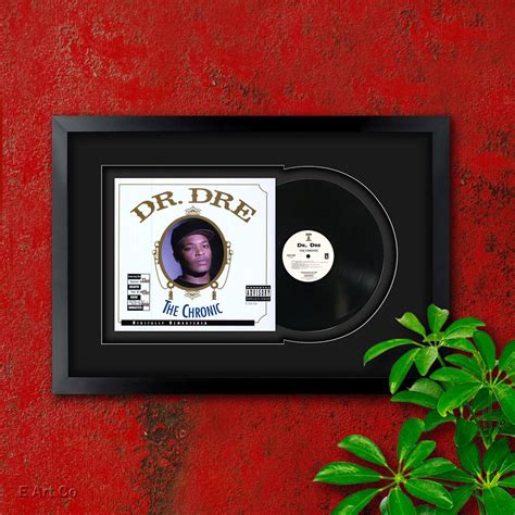 Chronic By Dr Dre Vinyl Lp Record Framed And Ready To Hang Music