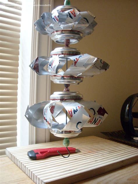 Can Wind Spinner Aluminum Can Crafts Aluminum Cans Metal Crafts Wind