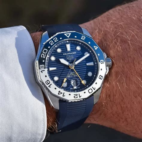 Reloj Tag Heuer Aquaracer Gmt Autom Tico Latex Joyer A Inter