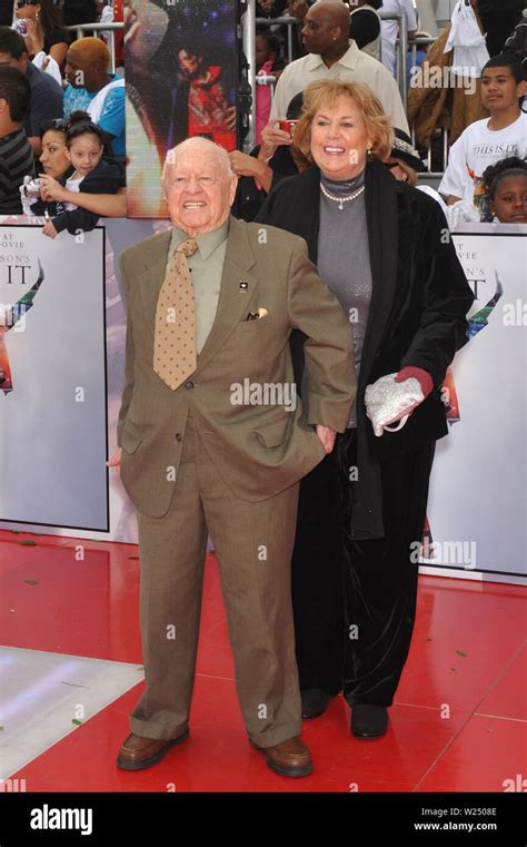 Los Angeles Ca October 28 2009 Mickey Rooney And Wife Anne At The