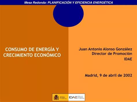 Ppt Consumo De Energ A Y Crecimiento Econ Mico Powerpoint