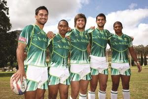 New South Africa Rugby Sevens Jersey 2012 Blitzbokke Kit Football Kit