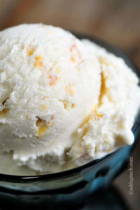 Peach Ice Cream Recipe Add A Pinch