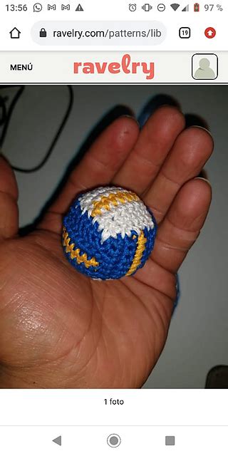 Ravelry Llavero Pelota De Voleibol Pattern By Kevin Parker