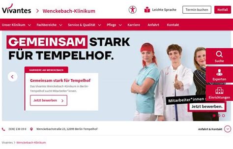 Vivantes Wenckebach Klinikum In Berlin Krankenh User Und Kliniken