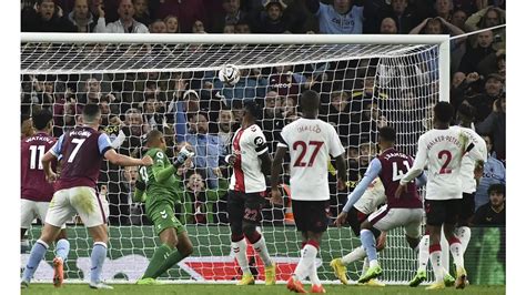 English Premier League Aston Villa Beat Southampton For Season