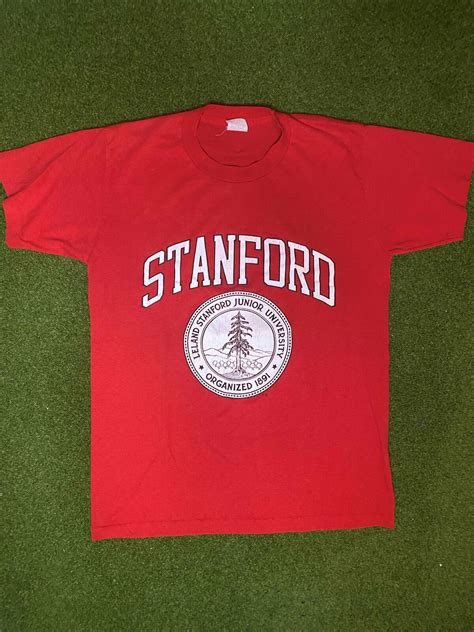 S Stanford Cardinals Vintage University Tee Shirt Gem