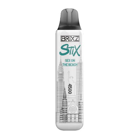 Brixz Nyc Stix Disposable 4500pf Sex On The Beach 5 Box Of 10 Gotham Distro