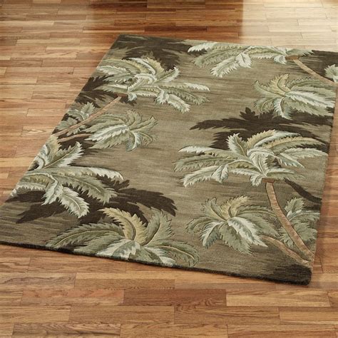 Palm Trees Area Rugs Palm Tree Bathroom Decor Tropical Outdoor Rugs