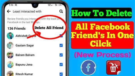 How To Delete All Facebook Friends In One Click Update 2023 Delete