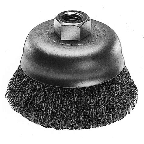 Milwaukee Tool 3 Inch Hyperwire Crimped Wire Cup Brush In Carbon Steel The Home Depot Canada