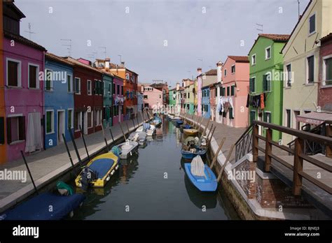 Burano Island Venice Stock Photo Alamy