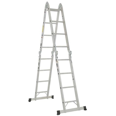 16 ft. Aluminum Folding Multi-Position Ladder with 300 lb. Load ...