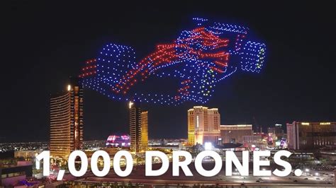 Las Vegas To Host Drone Light Show For Super Bowl Weekend