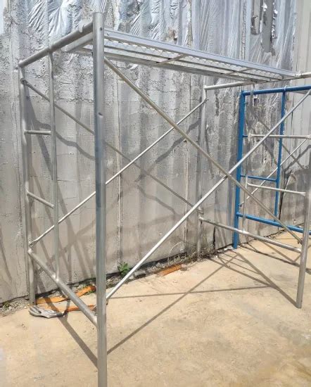 1219 1930mm Main Frame Scaffold Lifting Frame Scaffolding Parts