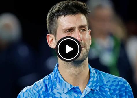 Novak Djokovic In Tears After The Australian Open Triumph