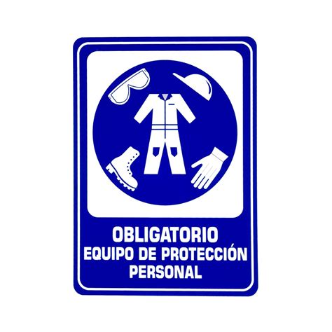 Señalamiento Obligatorio Equipo De Protección Safety Mart Mx