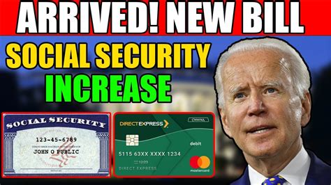 Bill Arrives Social Security Increase Ssi Ssdi Changed Payments